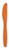 Club Pack of 600 Sunkissed Orange Premium Heavy-Duty Plastic Party Knives 7.5" - IMAGE 1