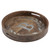 20" Brown and Silver Wooden with Letter "B" Design Round Tray - IMAGE 1