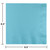 Club Pack of 240 Sapphire Blue Square Disposable Beverage Napkins 6.5" - IMAGE 2