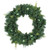 Green Assorted Artificial Foliage and Needle Branch Christmas Wreath - 36-Inch, Unlit - IMAGE 1