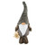 Woodland Gnome Holding a Wooden Tree Christmas Figurine - 33" - Brown and White - IMAGE 1