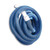 Blue and White Spiral Wound Vacuum Hose with Cuffs 21' x 1.25" - IMAGE 3