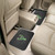 Set of 2 Black NBA Milwaukee Bucks Heavy Duty Rear Car Floor Mats 14" x 17" - IMAGE 2