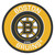 27" Yellow and Black NHL Boston Bruins Rounded Door Mat - IMAGE 1