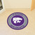 27" Purple and Gray NCAA Kansas State University Wildcats Rounded Door Mat - IMAGE 2