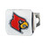 4" Silver NCAA University of Louisville Cardinals Class III Hitch Cover Auto Accessory - IMAGE 1