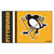 19" x 30" Yellow and Black NHL Pittsburgh Penguins Starter Mat Area Rug - IMAGE 1