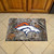 19" x 30" Gray and White NFL Denver Broncos Shoe Scraper Door Mat - IMAGE 2