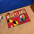 19" x 30" Red and Yellow NCAA Terps Starter Mat Rectangular Area Rug - IMAGE 2