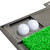 17" x 20" Black and Green NCAA University of Wisconsin Badgers Golf Hitting Mat - IMAGE 3