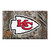 19" x 30" Gray and White NFL Kansas City Chiefs Shoe Scraper Door Mat - IMAGE 1