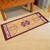 30" x 72" Brown and Red NCAA Mississippi State University Bulldogs Basketball Mat Area Rug Runner - IMAGE 2