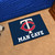 19" x 30" Red and White MLB Minnesota Twins Man Cave Starter Rectangular Mat Area Rug - IMAGE 2