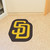 30" x 38" MLB San Diego Padres Mascot Novelty Logo Door Mat - Yellow - IMAGE 2