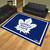 8' x 10' Navy Blue and White NHL Toronto Maple Leafs Plush Non-Skid Area Rug - IMAGE 2