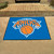 33.75" x 42.5" Blue and Orange NBA New York Knicks Rectangular All-Star Mat Outdoor Area Rug - IMAGE 2