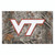 White and Gray NCAA Virginia Tech Hokies Shoe Scraper Doormat 19" x 30" - IMAGE 1