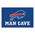 59.5" x 94.5" Blue and White NFL Buffalo Bills "Man Cave" Area Rug - IMAGE 1