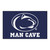 4.9' x 7.8' Navy Blue and White NCAA Penn State Nittany Lions Man Cave Rectangular Area Rug - IMAGE 1