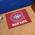 19" x 30" Red and White NHL Montreal Canadiens "Man Cave" Starter Outdoor Door Mat - IMAGE 2