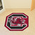 30" x 32.8" Red and Black NCAA University of South Carolina Gamecocks Mascot Logo Shaped Area Rug - IMAGE 2