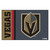 19" x 30" Black and Red NHL Vegas Golden Knights Starter Mat Rectangular Area Rug - IMAGE 1