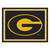 7.25' x 9.75' Black NCAA Grambling State University Tigers Plush Area Rug - IMAGE 1