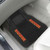 21" x 27" Set of 2 Black and Orange Solid US Marines Front Car Mats - IMAGE 2