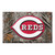 Red and Gray MLB Cincinnati Reds Shoe Scraper Doormat 19" x 30" - IMAGE 1
