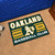 19" x 30" Yellow and Green MLB Oakland Athletics Starter Mat Rectangular Area Rug - IMAGE 2