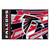 19" x 30" Red and Black NFL Atlanta Falcons Starter Mat Rectangular Area Rug - IMAGE 1