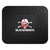 14" x 17" Black and White NCAA Nebraska University Heavy Duty Rear Car Seat Utility Mat - IMAGE 1