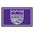 3.6' x 5.9' Purple and White NBA Sacramento Kings Plush Area Rug - IMAGE 1
