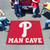 59.5" x 94.5" Red MLB Philadelphia Phillies Man Cave Ulti-Mat Rectangular Mat Area Rug - IMAGE 2