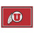 5' x 8' Red NCAA University of Utah Utes Non-Skid Area Rug - IMAGE 1