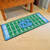 30" x 72" Green NCAA University of North Carolina Football Field Mat Area Rug Runner - IMAGE 2