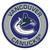 27" Blue and Gray NHL Vancouver Canucks Rounded Door Mat - IMAGE 1
