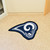 36" x 26.6" Blue and White NFL Los Angeles Rams Mascot Logo Area Rug - IMAGE 2