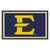 3.6' x 5.9' Yellow and Black NCAA East Tennessee State University Buccaneers Plush Area Rug - IMAGE 1