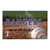 Blue and Brown MLB Texas Rangers Shoe Scraper Doormat 19" x 30" - IMAGE 1