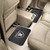 Set of 2 Black and White NFL Oakland Raiders Heavy Duty Rear Car Floor Mats 14" x 17" - IMAGE 2