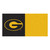 20pc Black and Yellow NCAA Grambling State University Tigers Carpet Tile Flooring Squares 18" x 18" - IMAGE 1