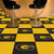20pc Black and Yellow NCAA Grambling State University Tigers Carpet Tile Flooring Squares 18" x 18" - IMAGE 2