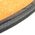 27" Orange and Black NCAA Purdue University Boilermakers Basketball Shape Mat Area Rug - IMAGE 4