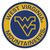 27" Yellow and Blue NCAA West Virginia University Mountaineers Rounded Door Mat - IMAGE 1