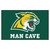 59.5" x 94.5" Green and Yellow NCAA Northern Michigan University Wildcats Man Cave Door Mat - IMAGE 1