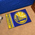 19" x 30' Blue and Yellow NBA Golden State Warriors Rectangular Starter Mat - IMAGE 2