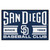 19" x 30" Blue MLB San Diego Padres Starter Mat Rectangular Area Rug - IMAGE 1