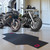 42" x 82.5" Black and Red MLB Cleveland Indians Motorcycle Parking Mat - IMAGE 2