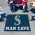 59.5" x 71" Blue MLB Seattle Mariners Man Cave Tailgater Mat Outdoor Area Rug - IMAGE 2